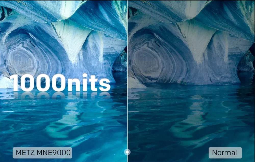 1000nits Peak Brightness
